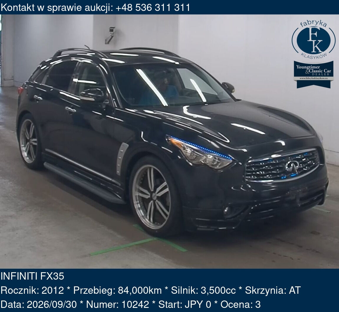 INFINITI FX35 2012 - zdjęcie 2