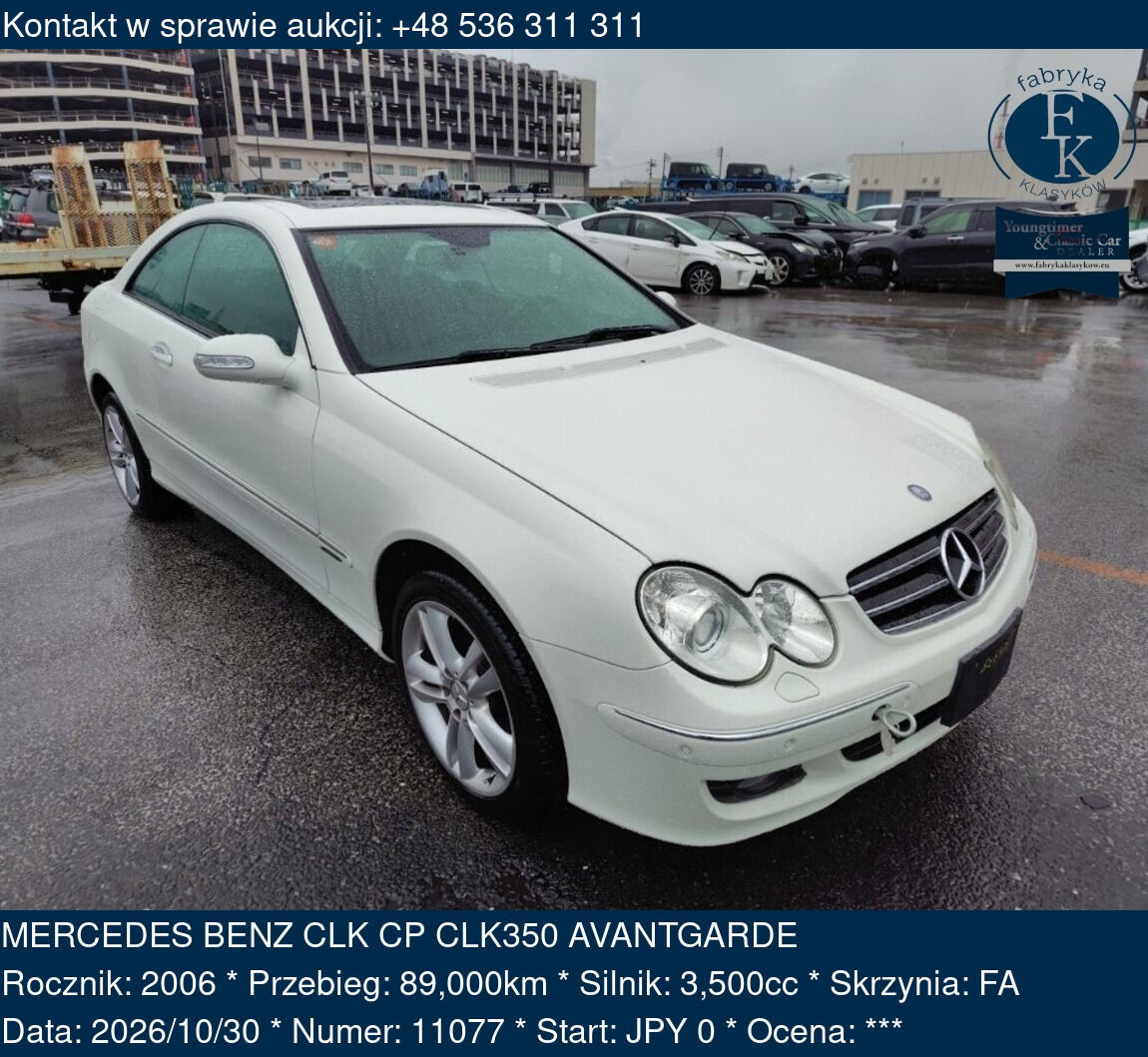 MERCEDES BENZ CLK CP CLK350 AVANTGARDE 2006 - zdjęcie 2