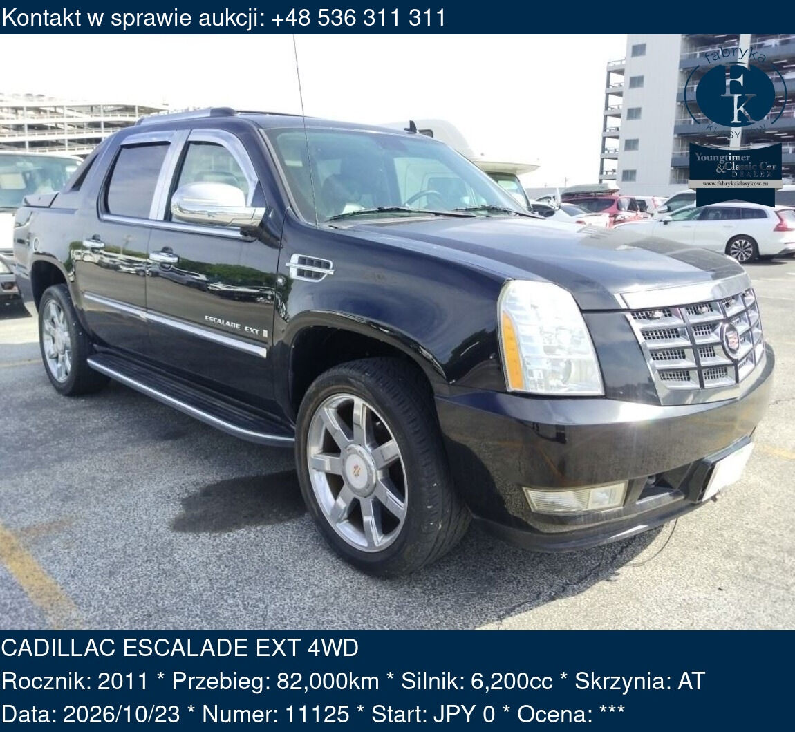 CADILLAC ESCALADE EXT 4WD 2011 - zdjęcie 2
