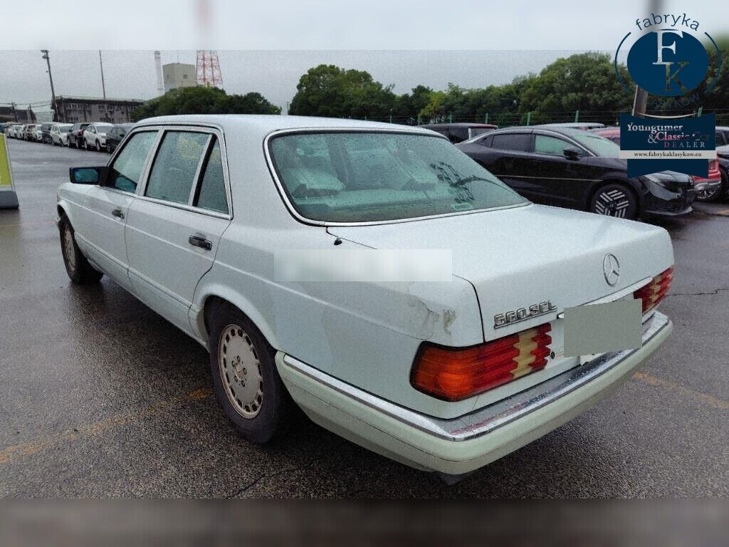 MERCEDES BENZ S-CLASS 4D 560SEL 1989 - zdjęcie 4