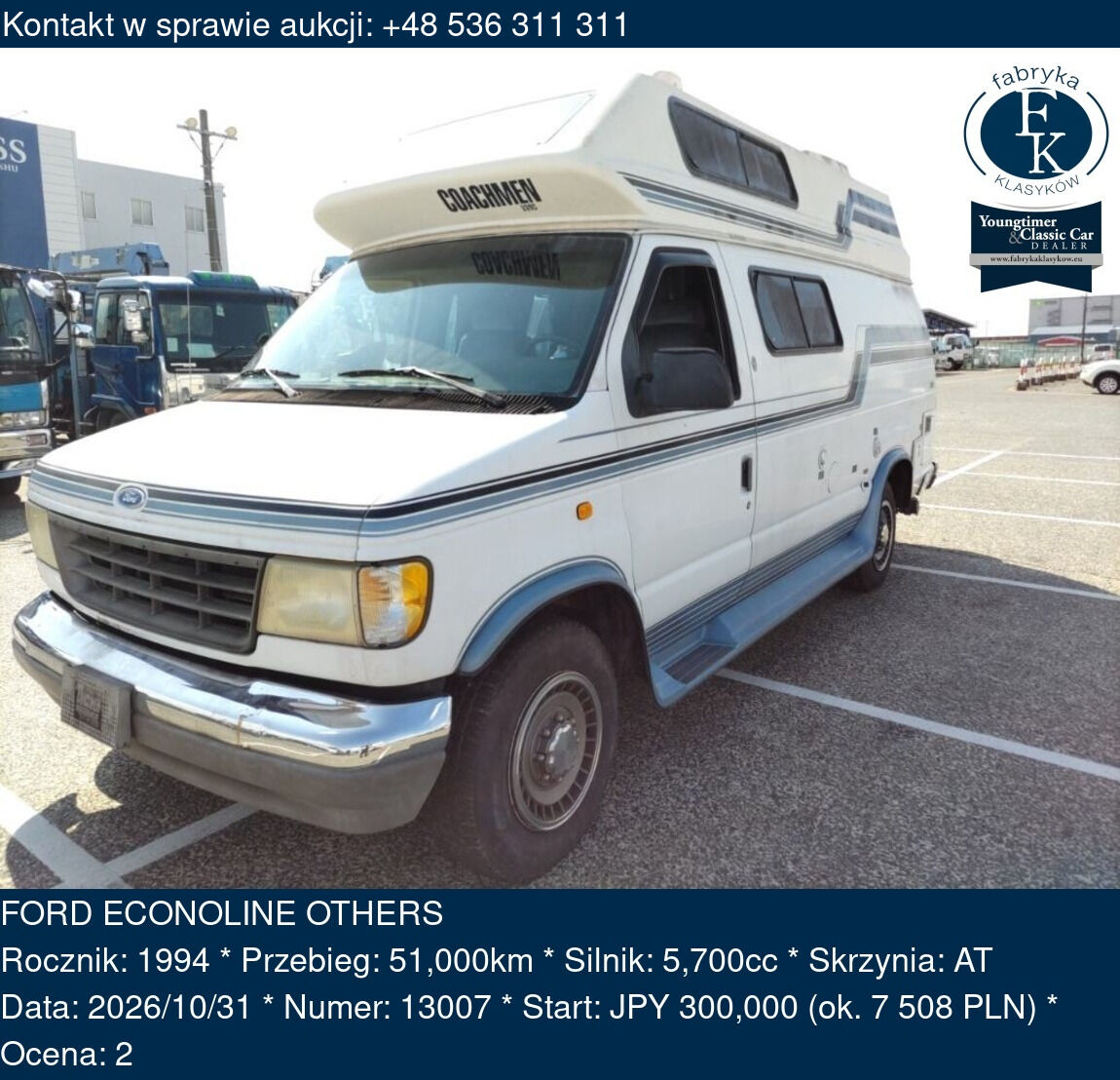 FORD ECONOLINE OTHERS 1994 - zdjęcie 2