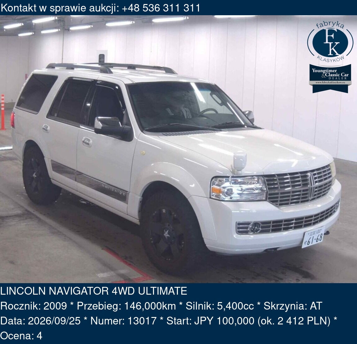 LINCOLN NAVIGATOR 4WD ULTIMATE 2009 - zdjęcie 2