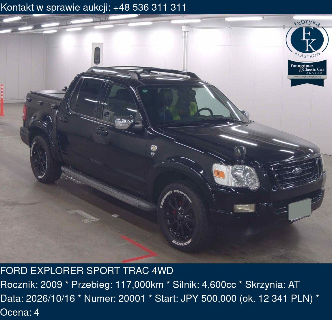 FORD EXPLORER SPORT TRAC 4WD 2009 - zdjęcie 2