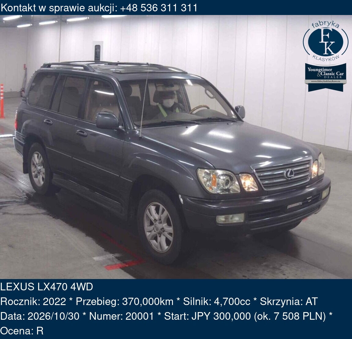 LEXUS LX470 4WD 2022 - zdjęcie 2