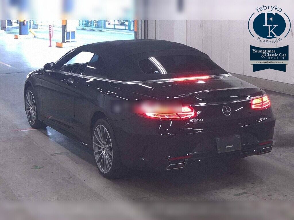 MERCEDES BENZ S-CLASS OP S550 CABRIOLET 2017 - zdjęcie 4