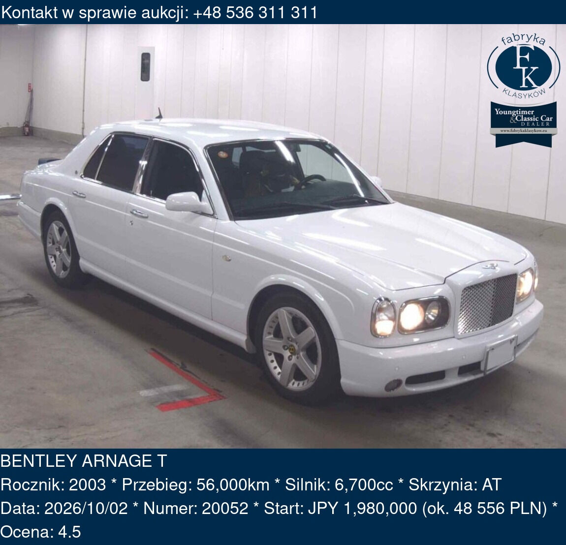 BENTLEY ARNAGE T 2003 - zdjęcie 2