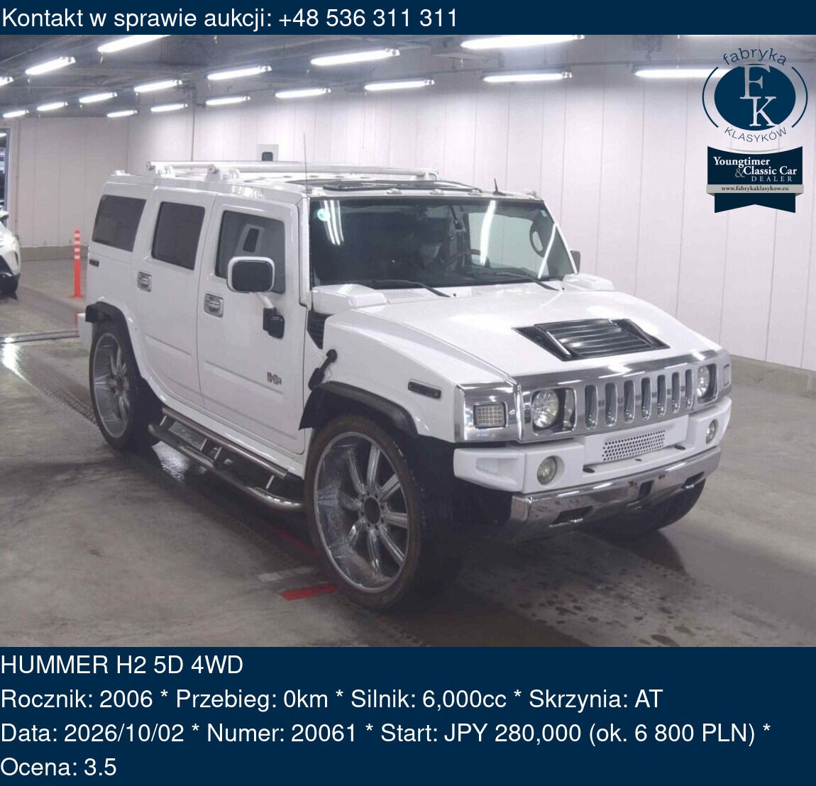 HUMMER H2 5D 4WD 2006 - zdjęcie 2