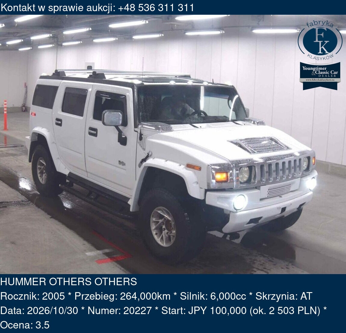 HUMMER OTHERS OTHERS 2005 - zdjęcie 2