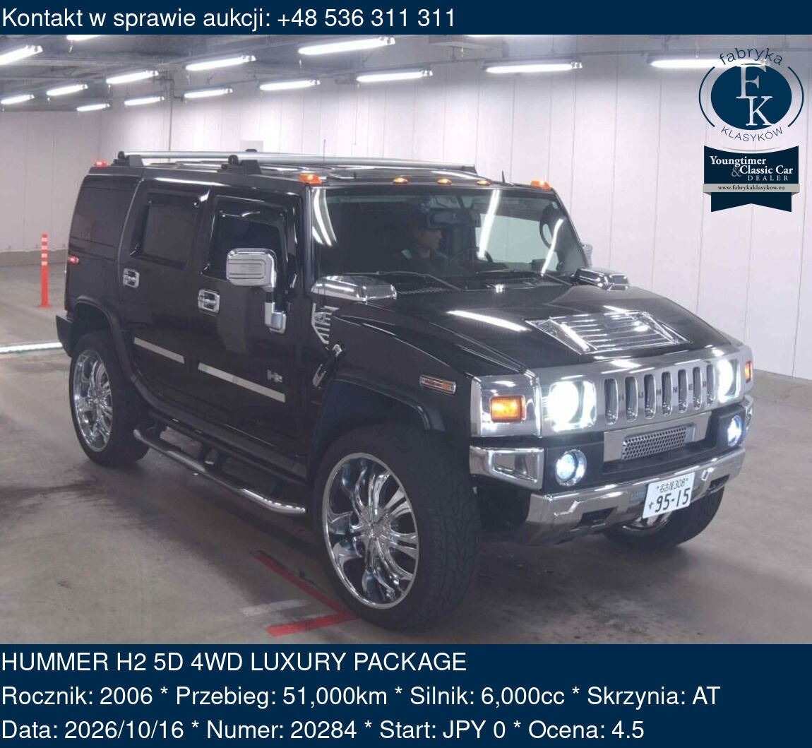 HUMMER H2 5D 4WD LUXURY PACKAGE 2006 - zdjęcie 2