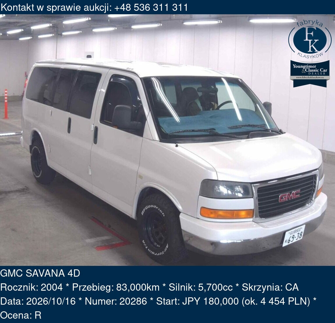GMC SAVANA 4D 2004 - zdjęcie 2