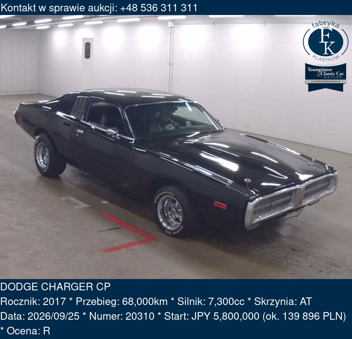 DODGE CHARGER CP 2017 - zdjęcie 2