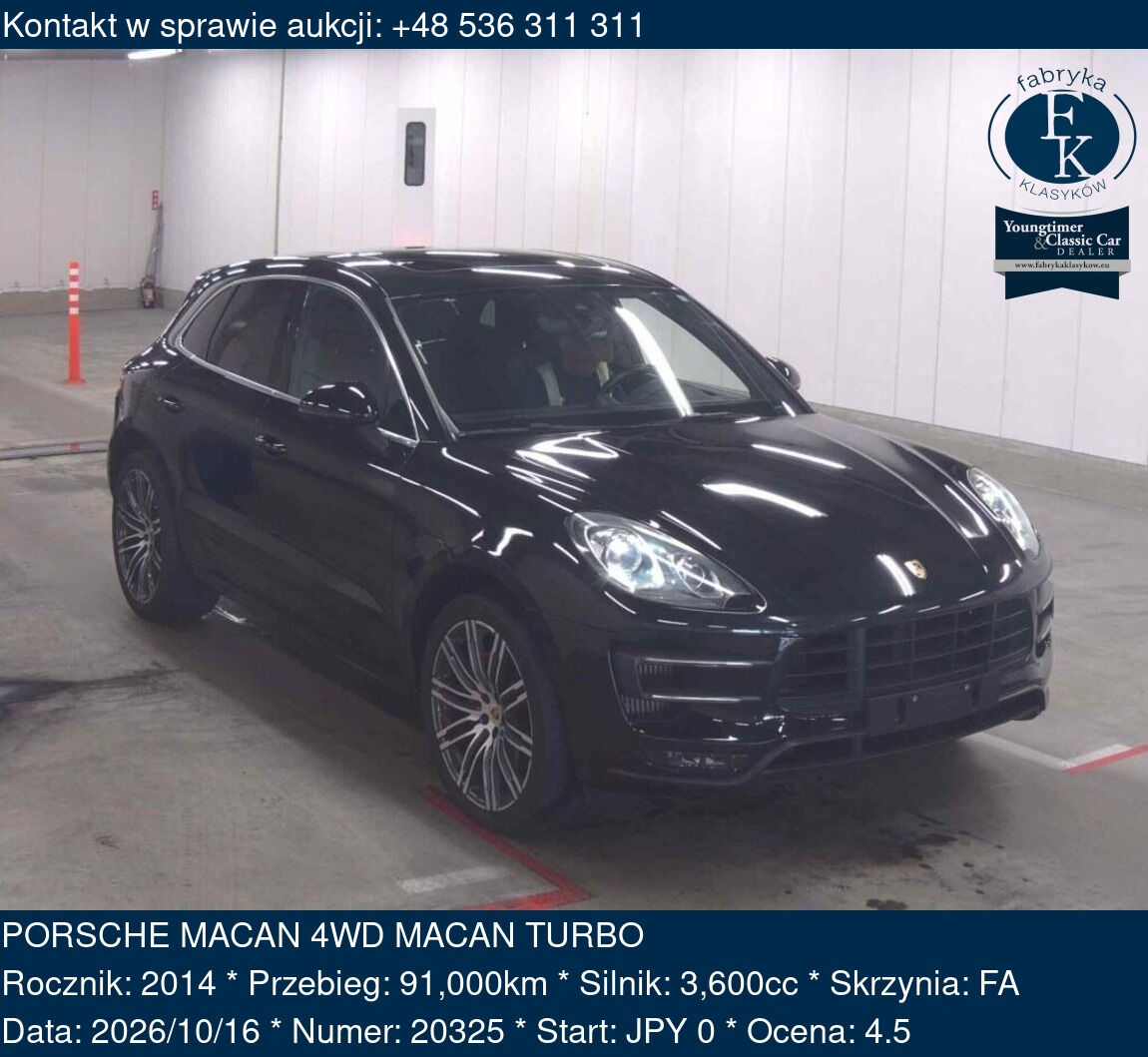 PORSCHE MACAN 4WD MACAN TURBO 2014 - zdjęcie 2