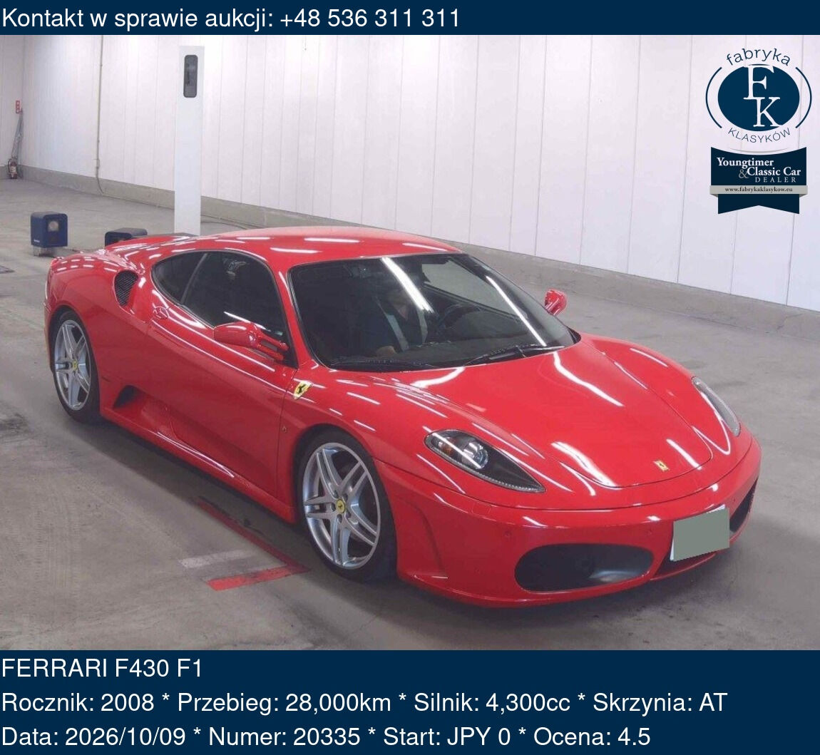 FERRARI F430 F1 2008 - zdjęcie 2