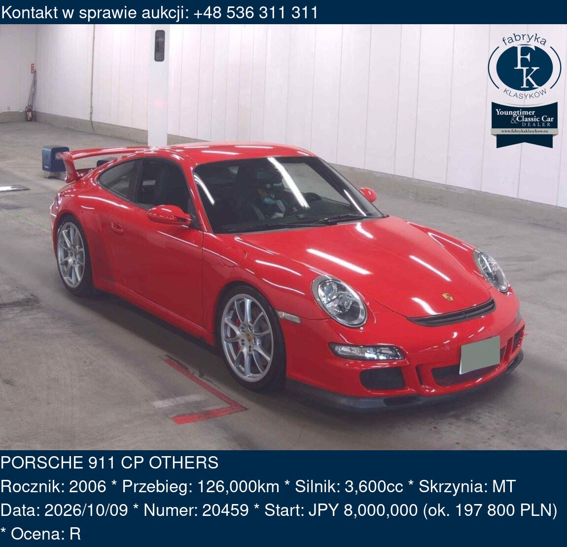 PORSCHE 911 CP OTHERS 2006 - zdjęcie 2