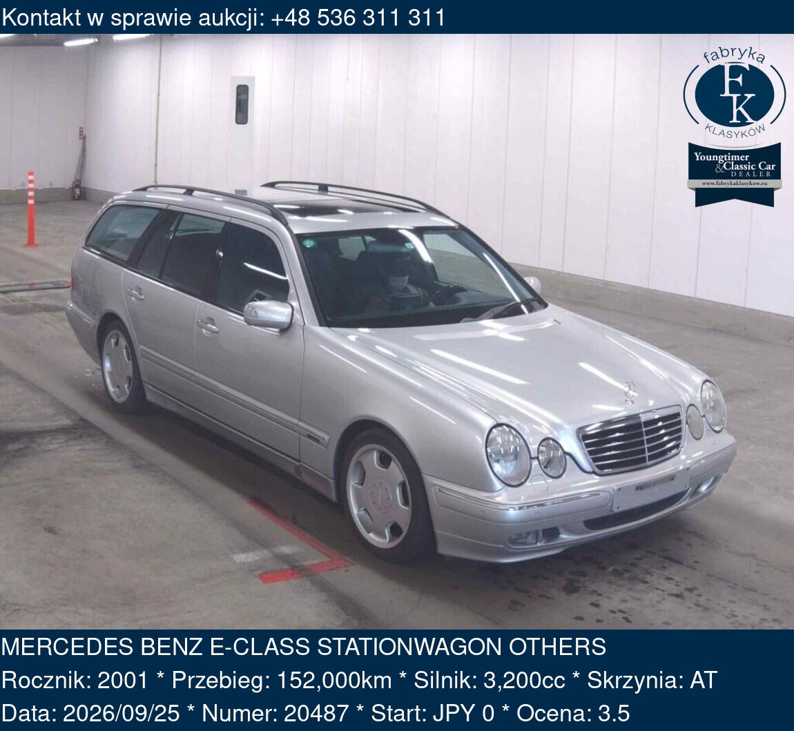 MERCEDES BENZ E-CLASS STATIONWAGON OTHERS 2001 - zdjęcie 2