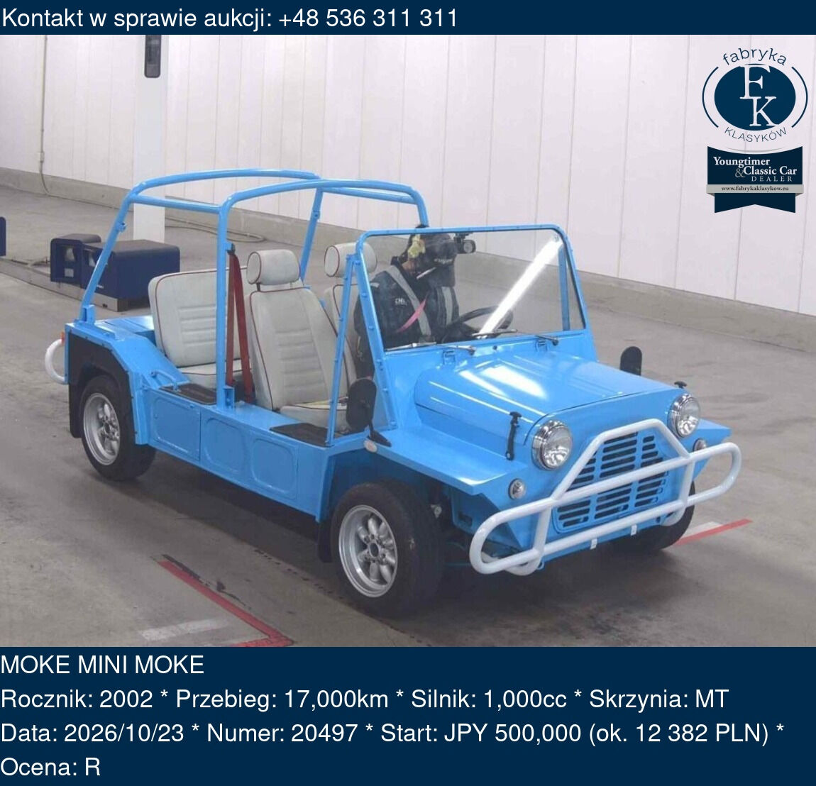 MOKE MINI MOKE 2002 - zdjęcie 2