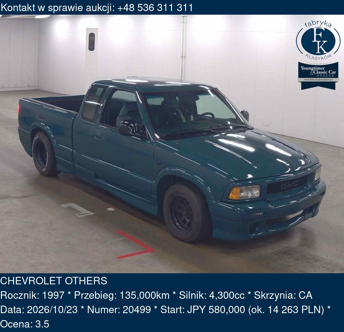 CHEVROLET OTHERS 1997 - zdjęcie 2