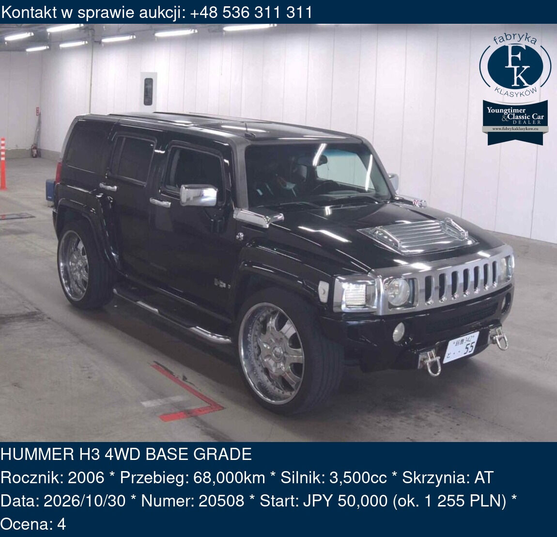 HUMMER H3 4WD BASE GRADE 2006 - zdjęcie 2
