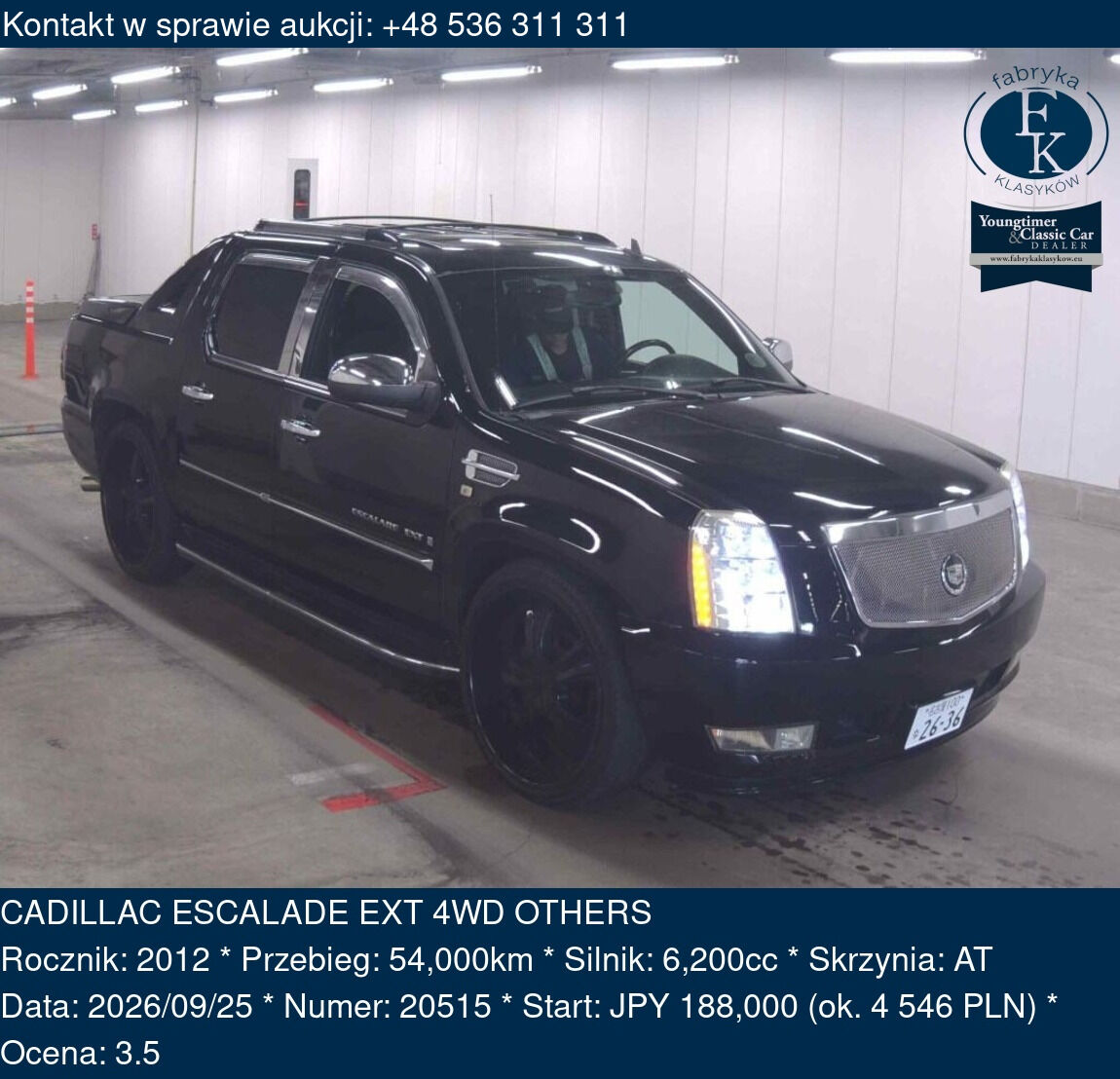 CADILLAC ESCALADE EXT 4WD OTHERS 2012 - zdjęcie 2
