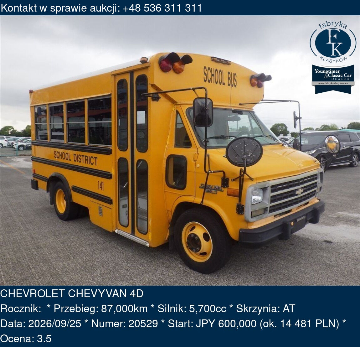 CHEVROLET CHEVYVAN 4D  - zdjęcie 2