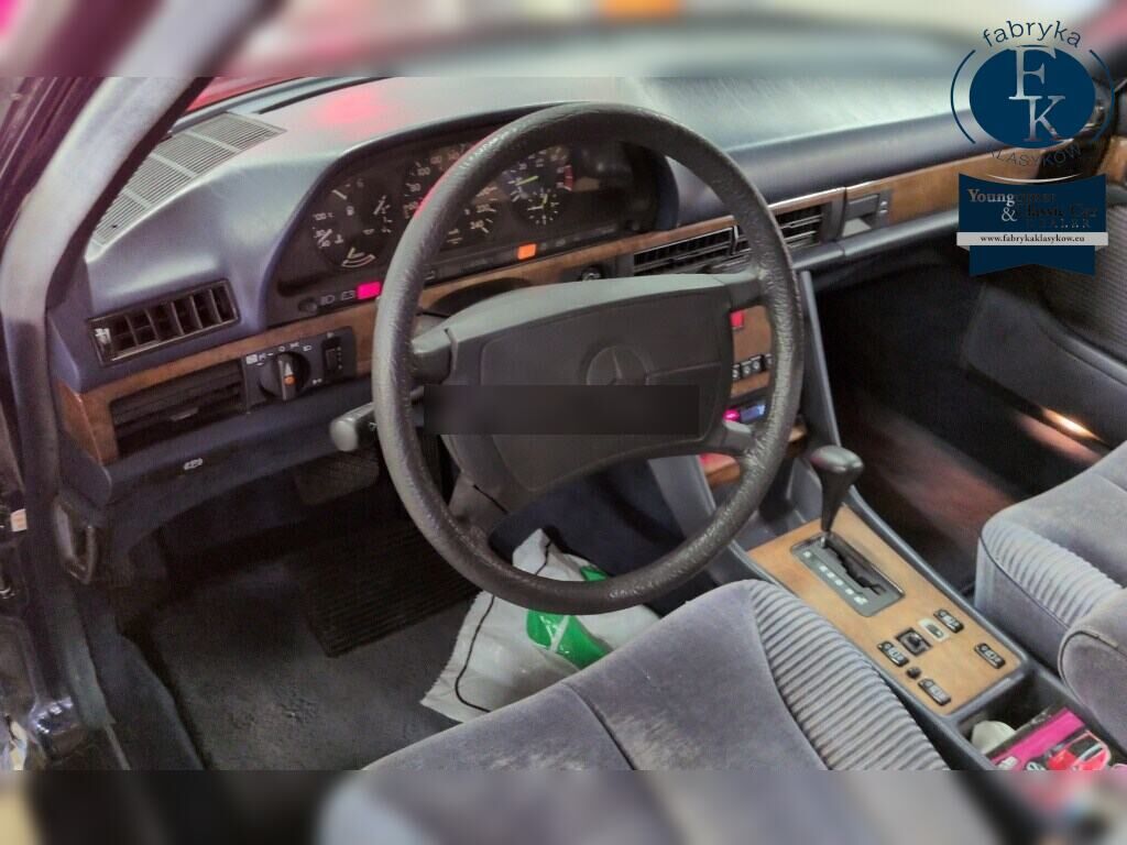 MERCEDES BENZ S-CLASS 4D 420SEL 1988 - zdjęcie 5