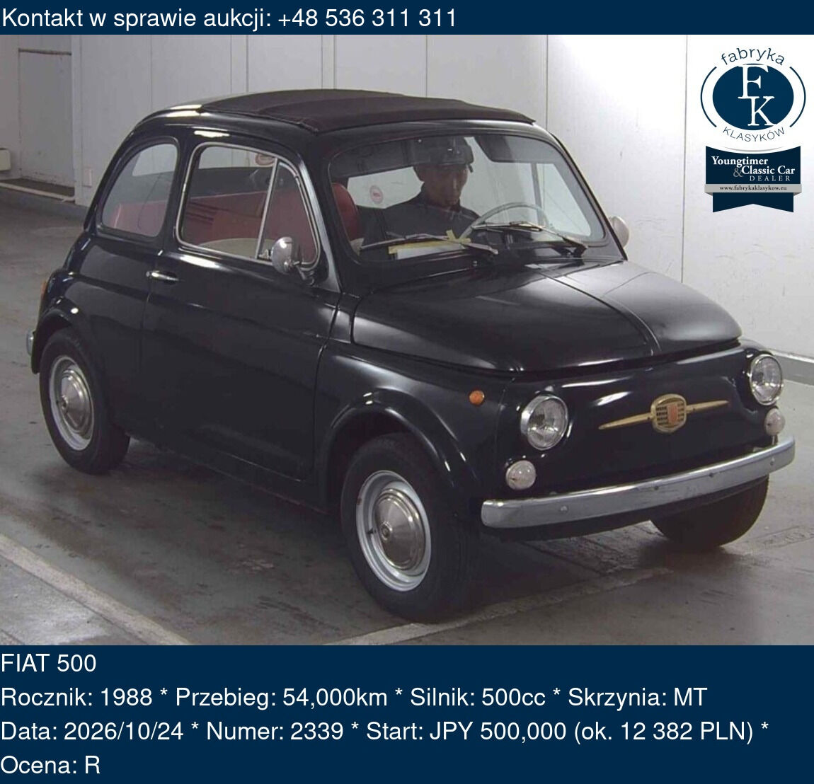 FIAT 500 1988 - zdjęcie 2