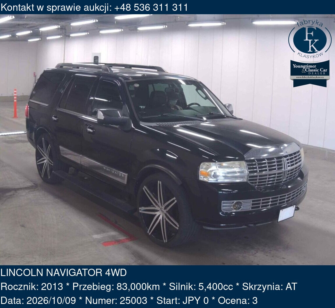 LINCOLN NAVIGATOR 4WD 2013 - zdjęcie 2