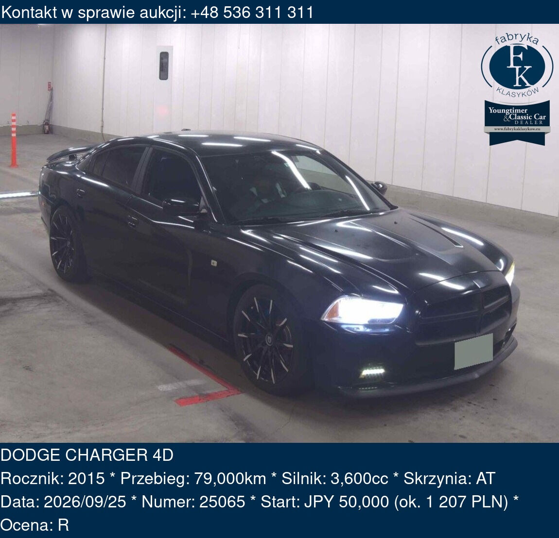 DODGE CHARGER 4D 2015 - zdjęcie 2