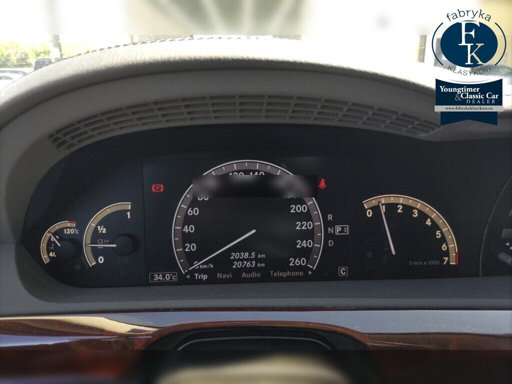 MERCEDES BENZ S-CLASS 4D S350 LUXURY PACKAGE 2007 - zdjęcie 8