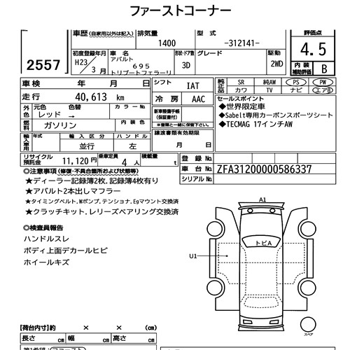 ABARTH 695 TRIBUTO FERRARI 2011 - zdjęcie 9