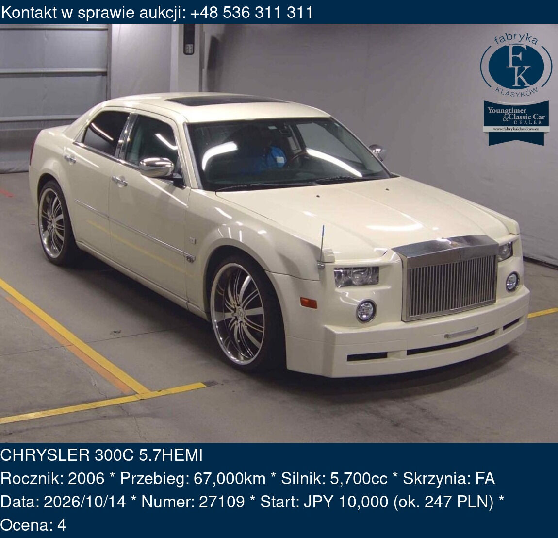 CHRYSLER 300C 5.7HEMI 2006 - zdjęcie 2