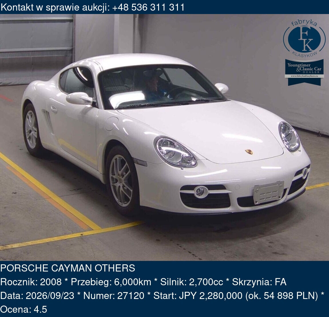 PORSCHE CAYMAN OTHERS 2008 - zdjęcie 2