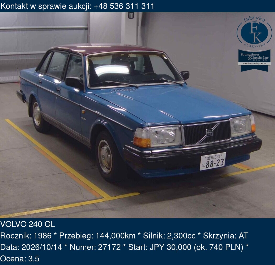 VOLVO 240 GL 1986 - zdjęcie 2