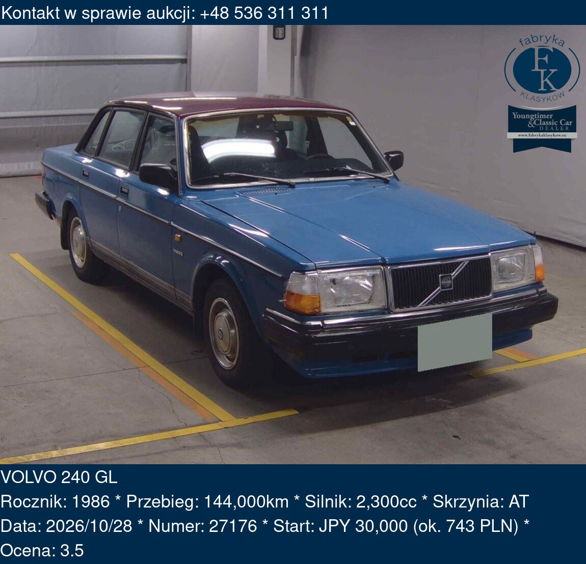 VOLVO 240 GL 1986 - zdjęcie 2