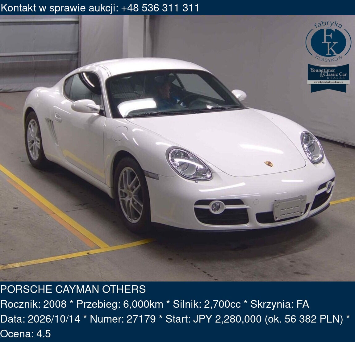 PORSCHE CAYMAN OTHERS 2008 - zdjęcie 2