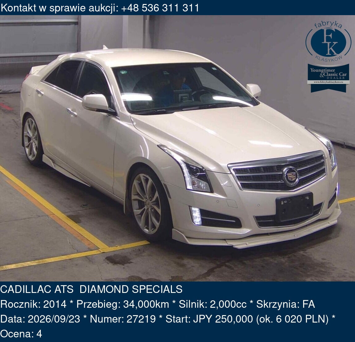 CADILLAC ATS DIAMOND SPECIALS 2014 - zdjęcie 2