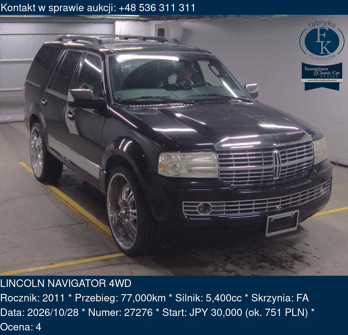 LINCOLN NAVIGATOR 4WD 2011 - zdjęcie 2