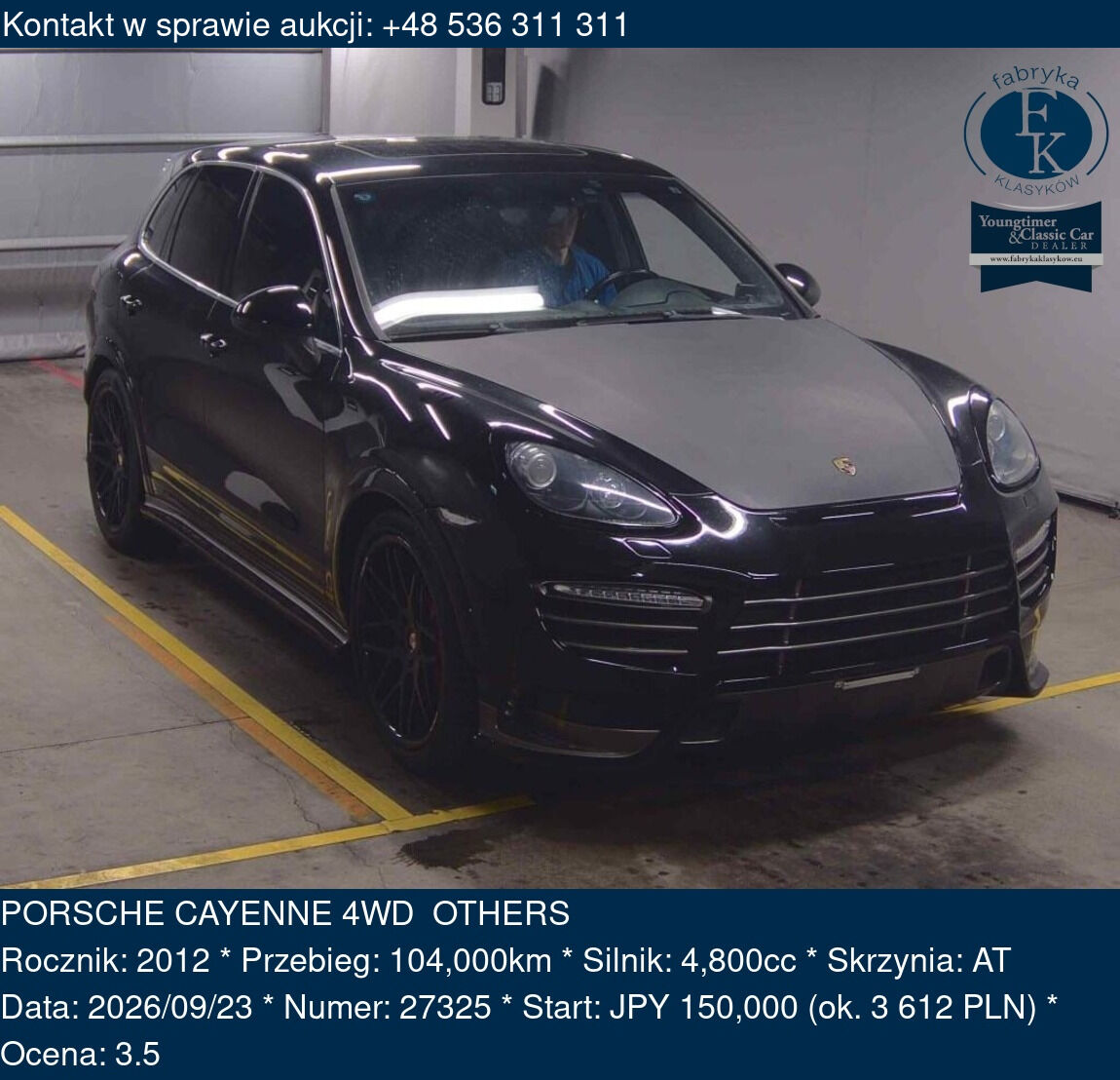 PORSCHE CAYENNE 4WD OTHERS 2012 - zdjęcie 2