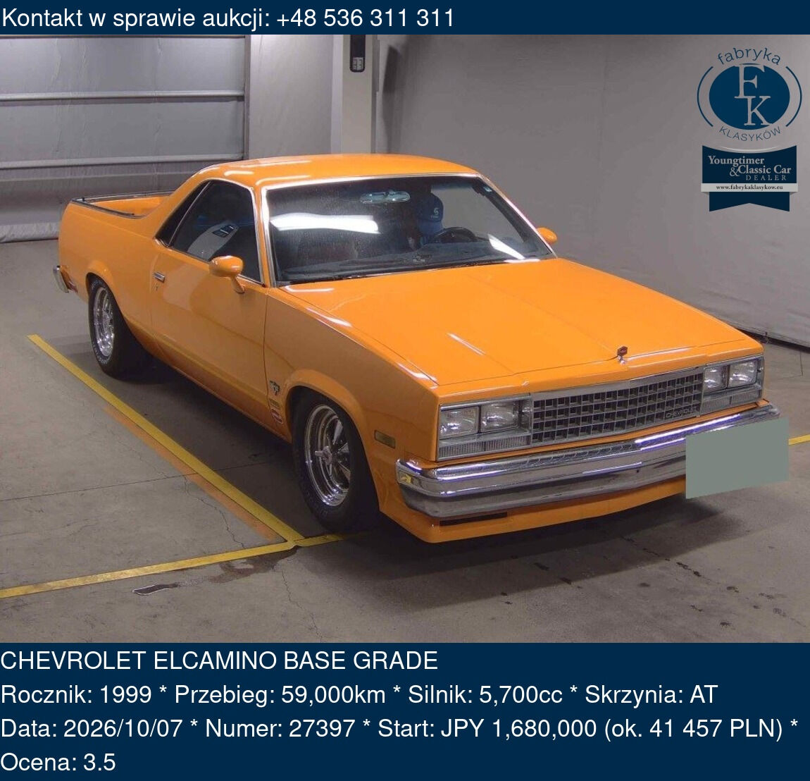 CHEVROLET ELCAMINO BASE GRADE 1999 - zdjęcie 2
