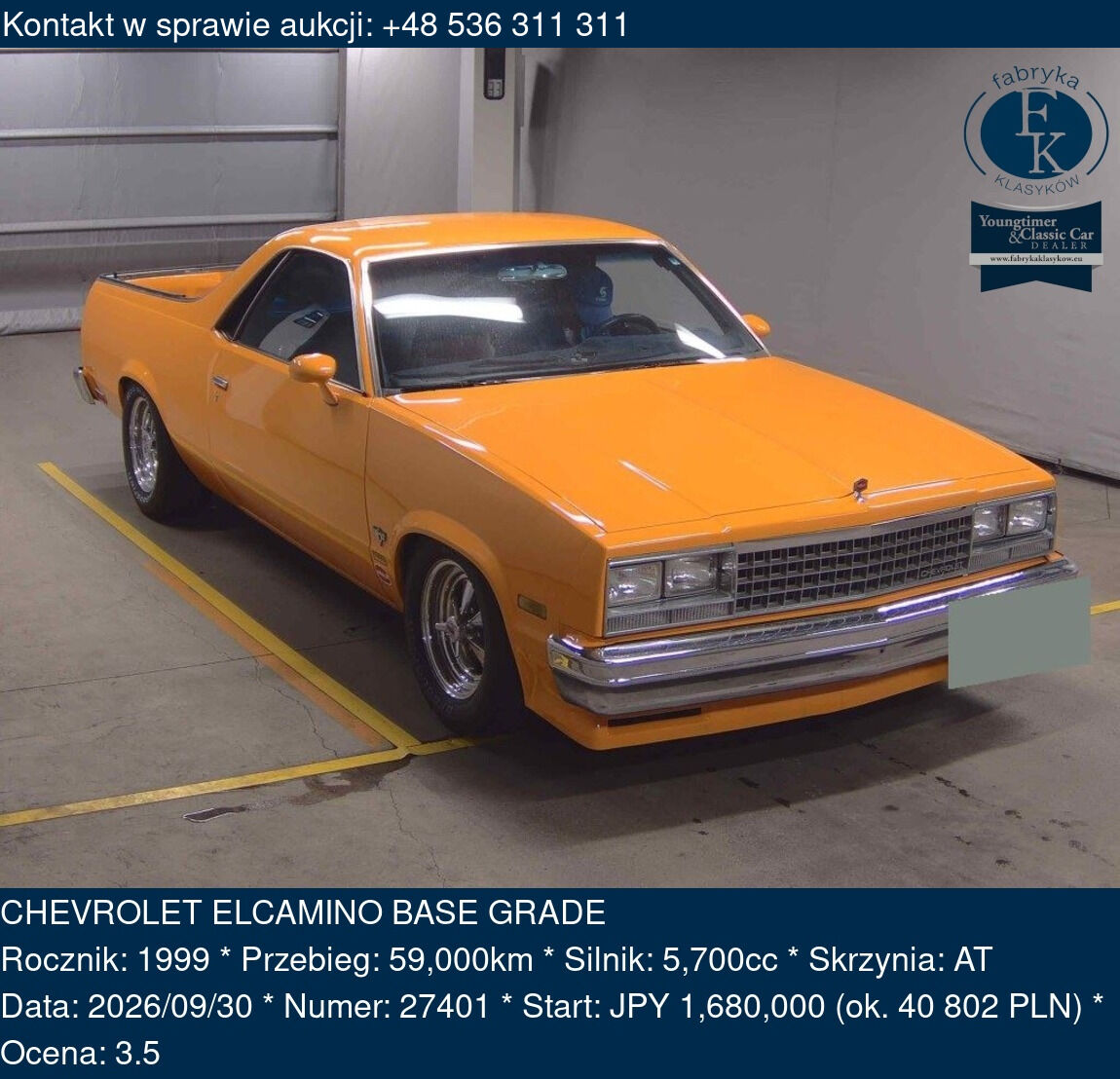 CHEVROLET ELCAMINO BASE GRADE 1999 - zdjęcie 2