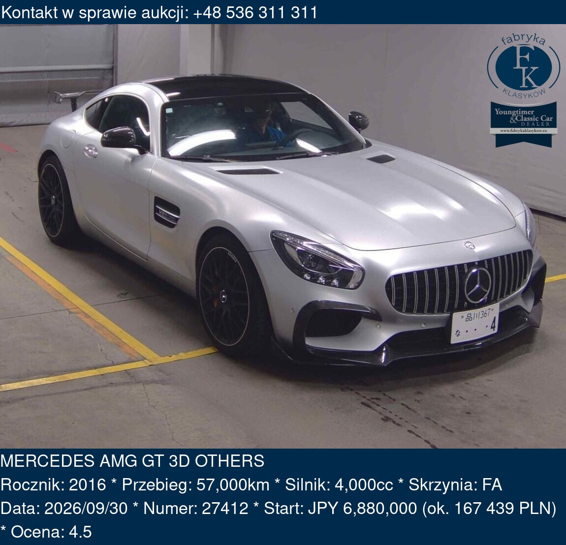 MERCEDES AMG GT 3D OTHERS 2016 - zdjęcie 2