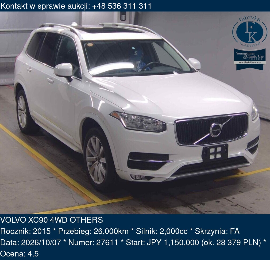 VOLVO XC90 4WD OTHERS 2015 - zdjęcie 2