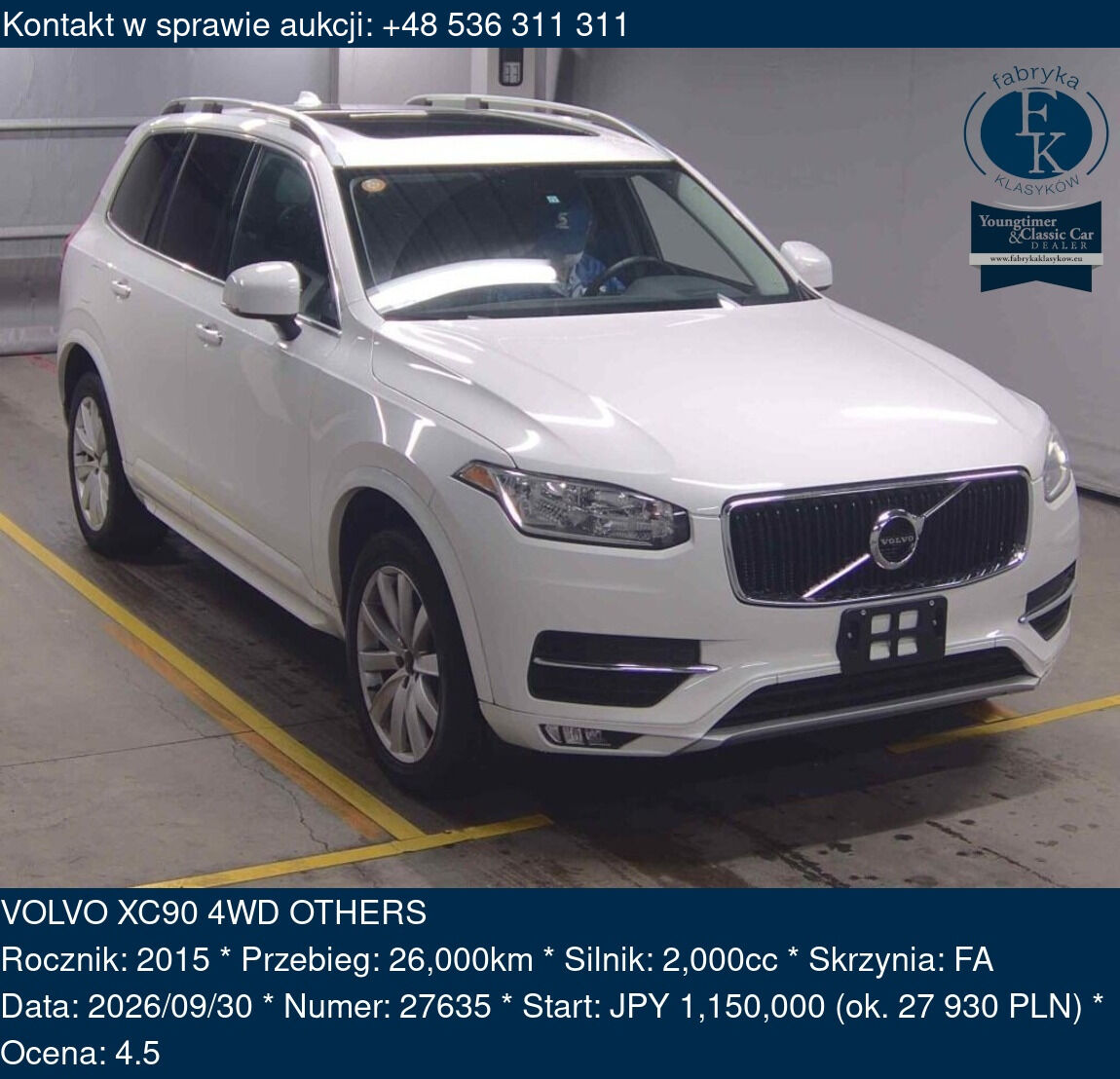 VOLVO XC90 4WD OTHERS 2015 - zdjęcie 2