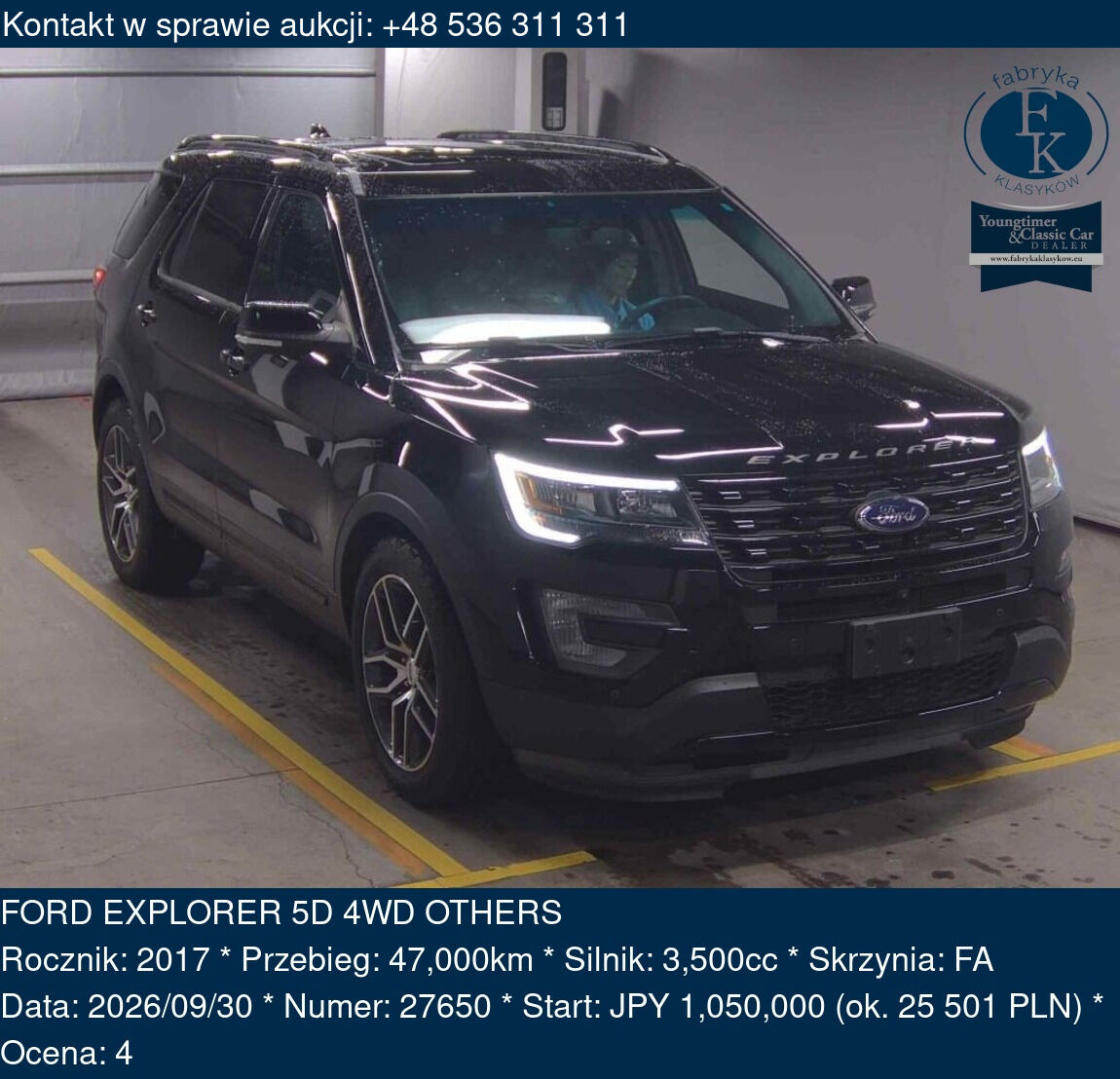 FORD EXPLORER 5D 4WD OTHERS 2017 - zdjęcie 2