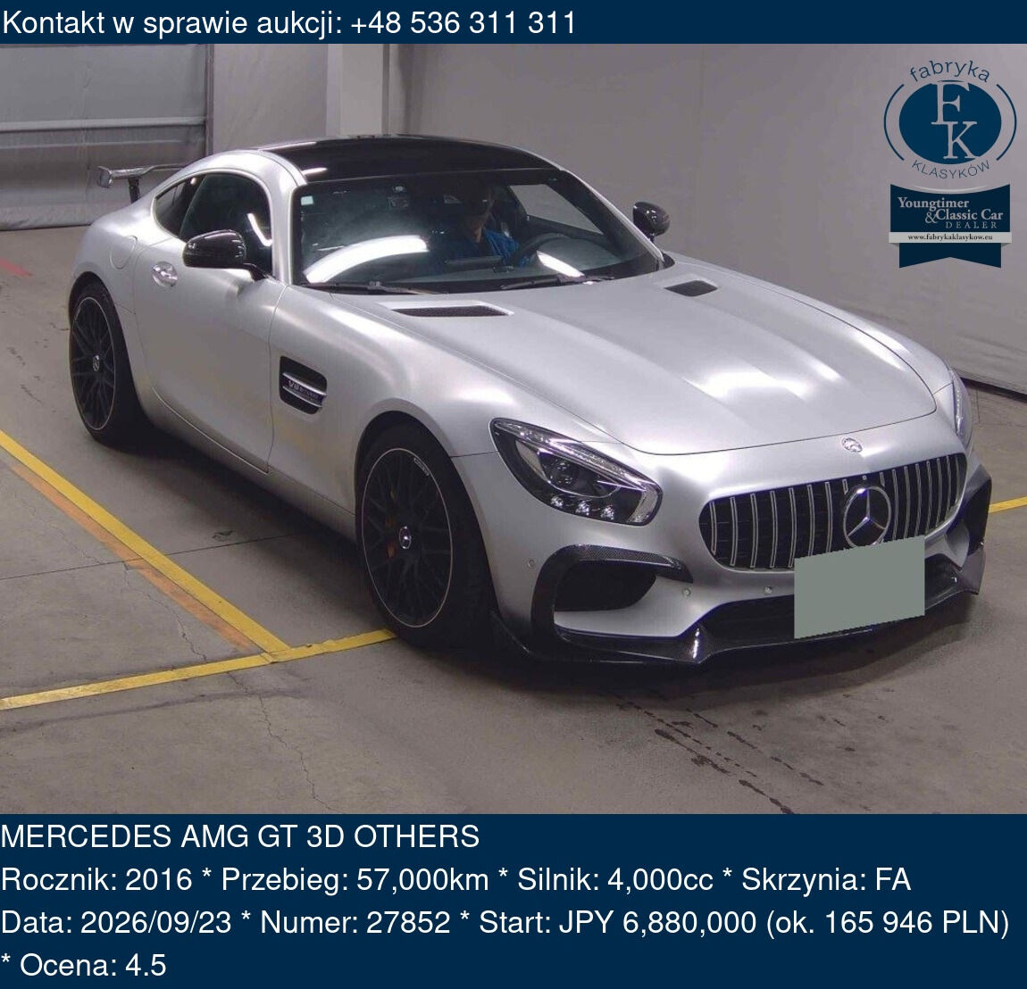 MERCEDES AMG GT 3D OTHERS 2016 - zdjęcie 2