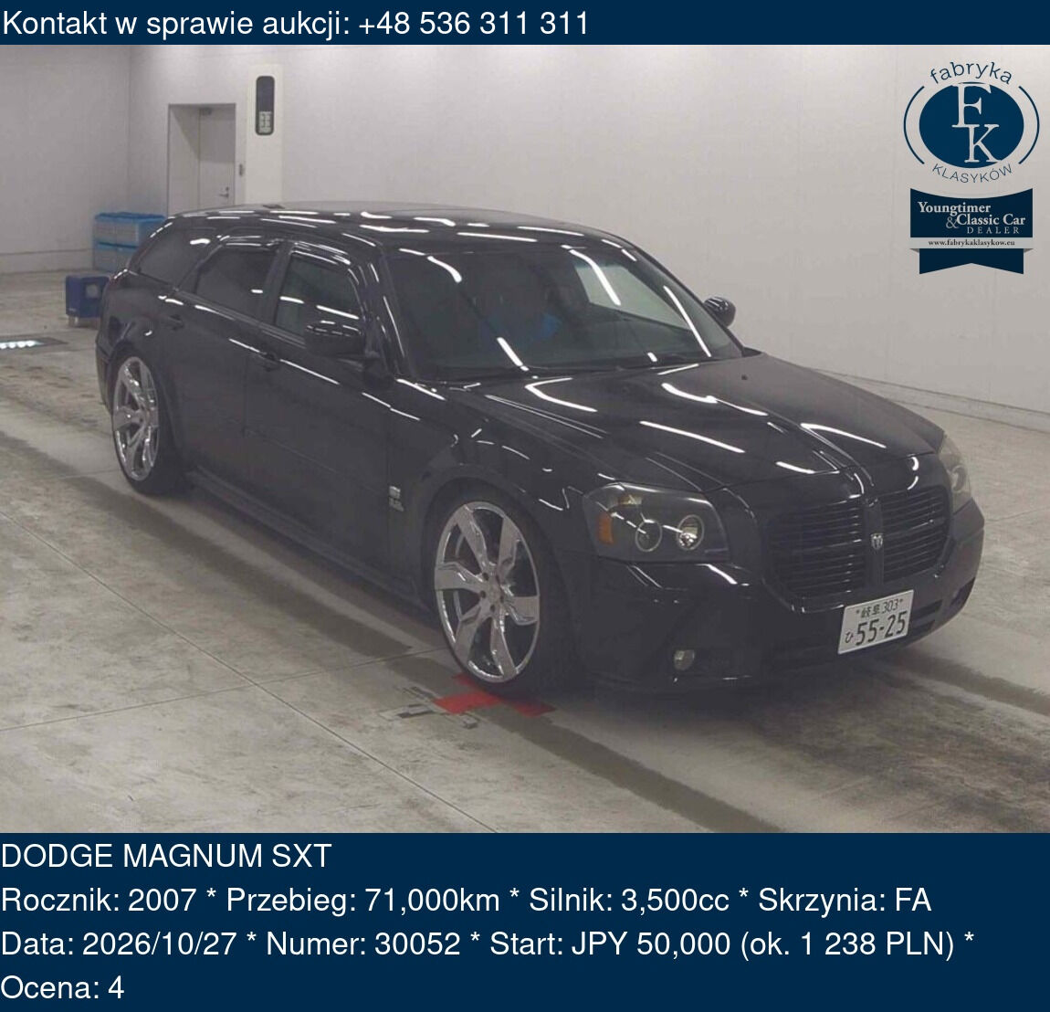 DODGE MAGNUM SXT 2007 - zdjęcie 2