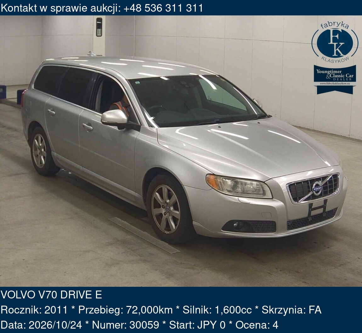 VOLVO V70 DRIVE E 2011 - zdjęcie 2