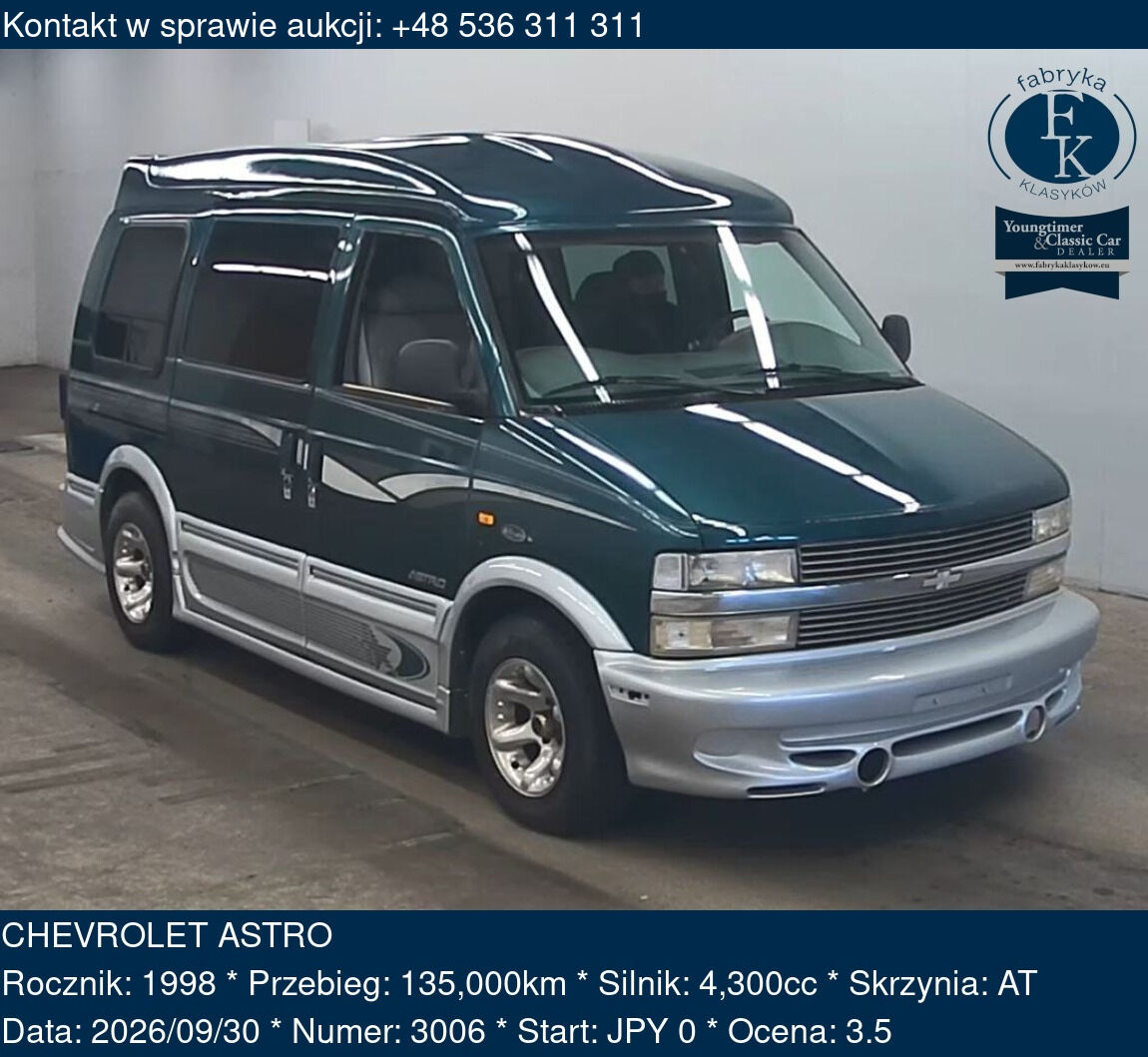 CHEVROLET ASTRO 1998 - zdjęcie 2