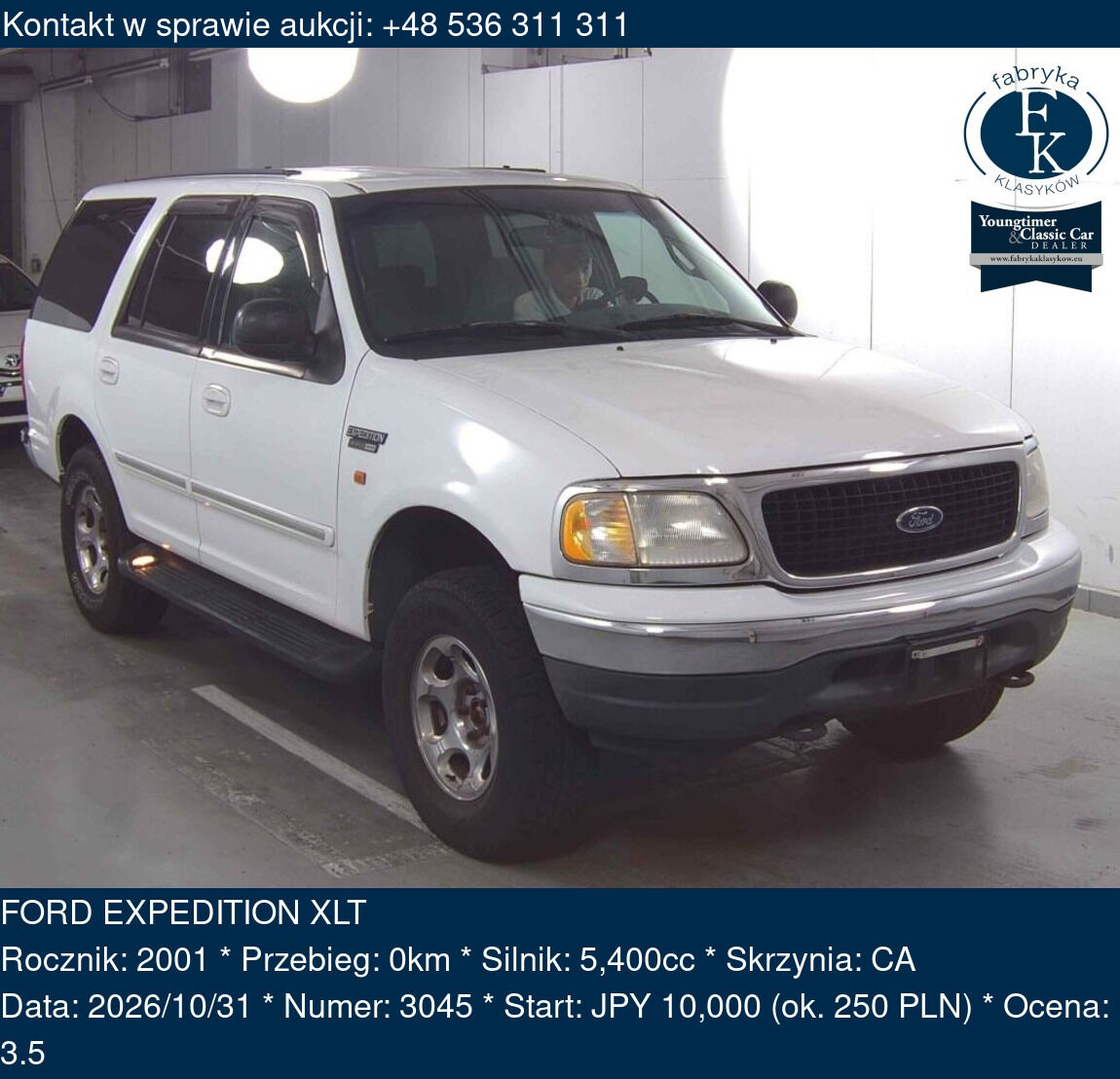 FORD EXPEDITION XLT 2001 - zdjęcie 2