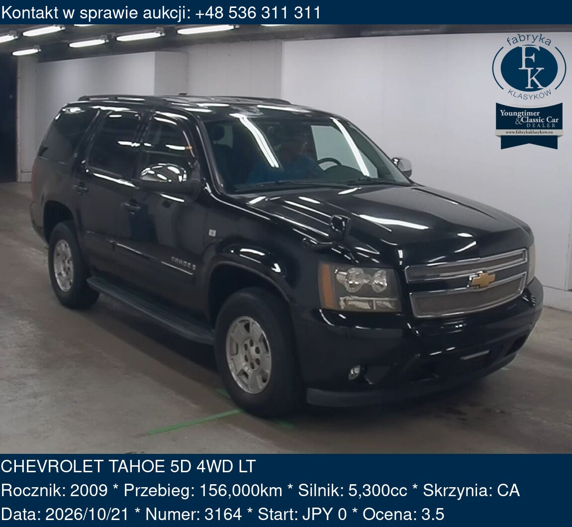 CHEVROLET TAHOE 5D 4WD LT 2009 - zdjęcie 2